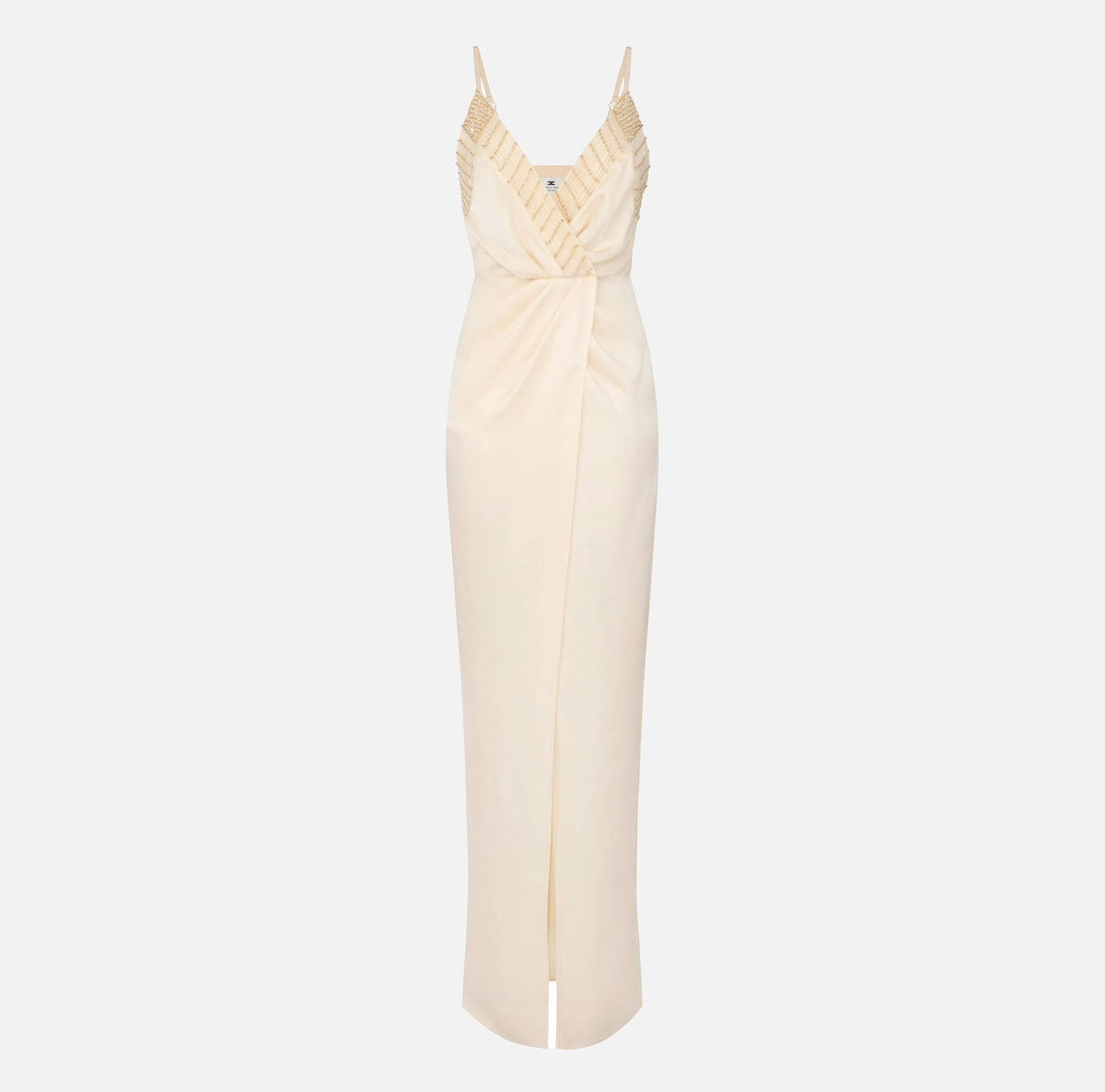 green emerald velvet dress MGNY Madeline Gardner New York 72907 Long Beaded Formal Evening Dress