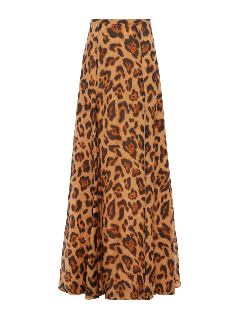 L’AGENCE LUCA SILK SKIRT