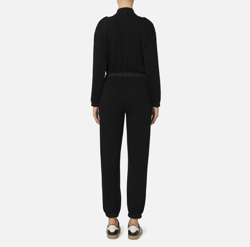 ELISABETTA FRANCHI FLEECE JUMPSUIT