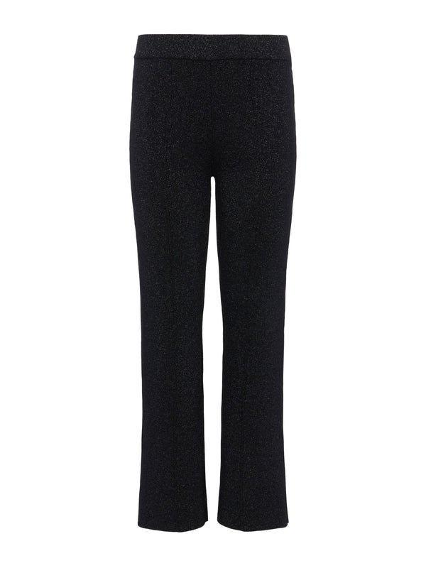 L’AGENCE REN CROPPED FLARE KNIT PANT