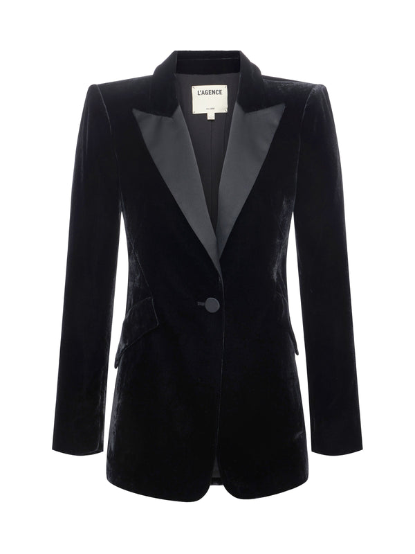 L’AGENCE SHEILA VELVET BLAZER