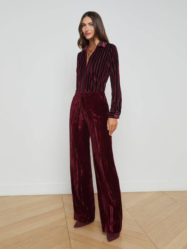 L’AGENCE LIVVY VELVET TROUSER