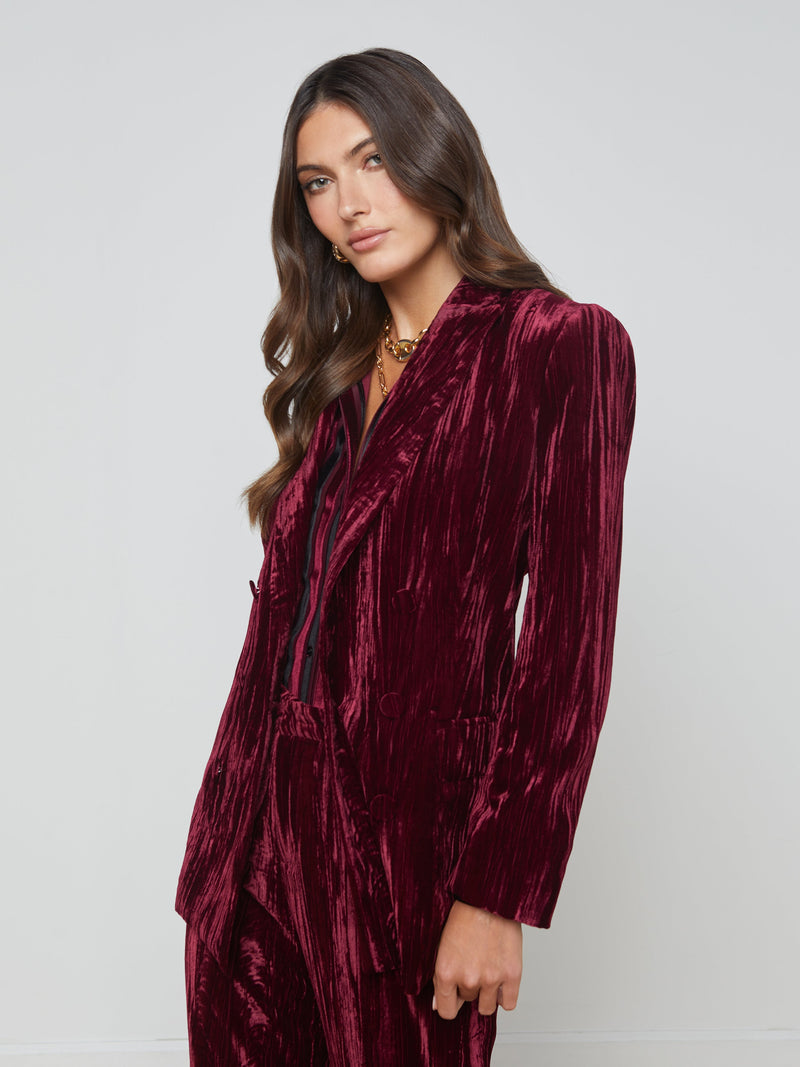 L’AGENCE AIMEE VELVET JACKET