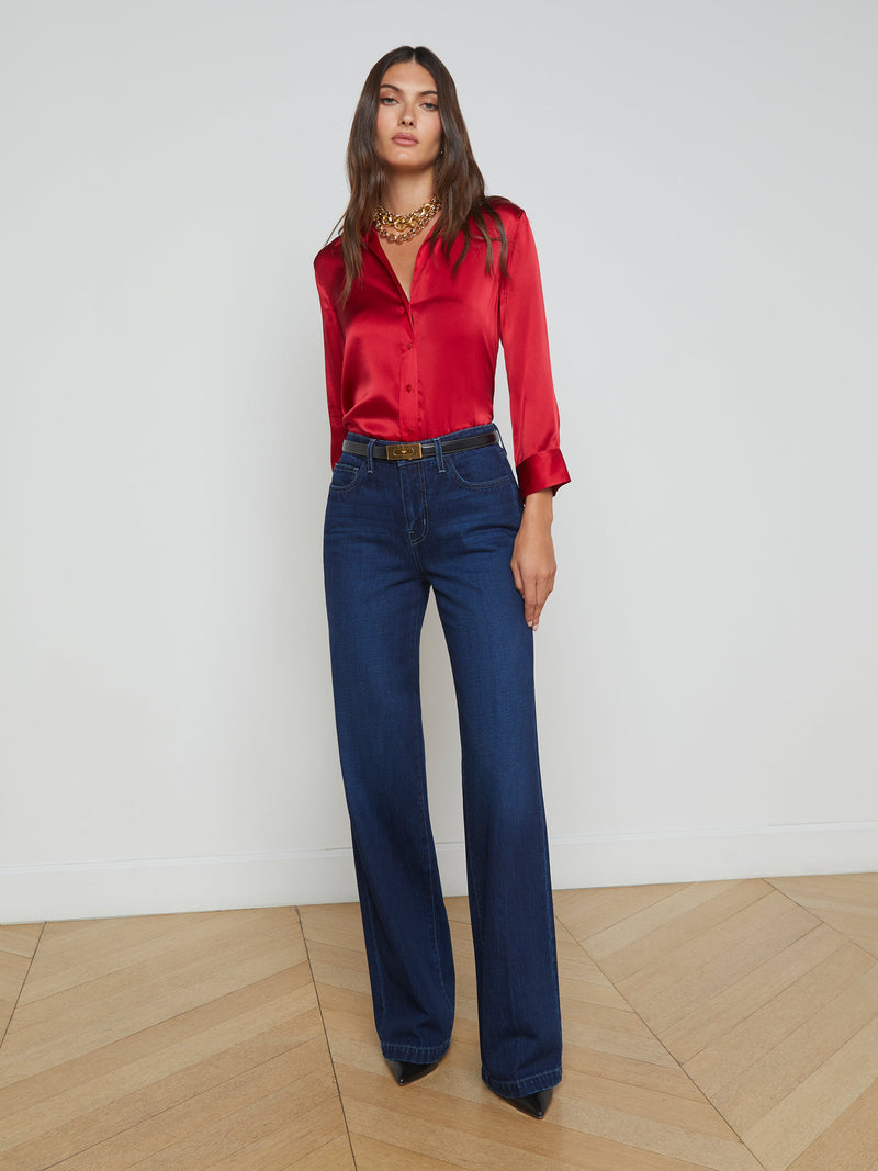 L’AGENCE CLAYTON WIDE LEG JEAN