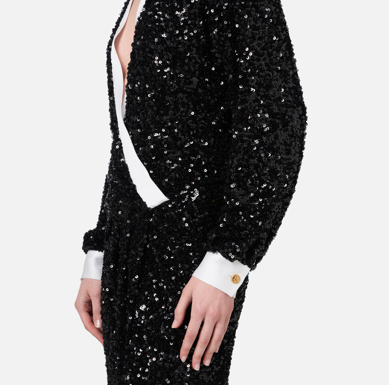 ELISABETTA FRANCHI SEQUIN DRESS