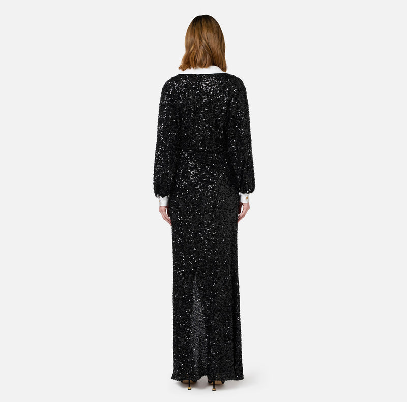 ELISABETTA FRANCHI SEQUIN DRESS