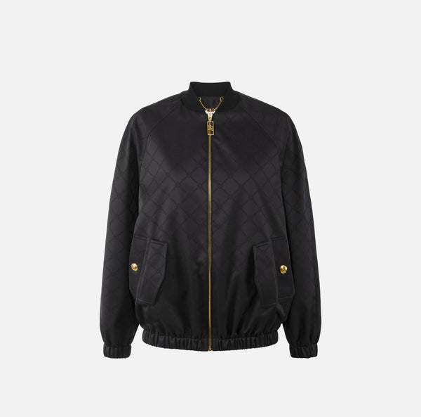 ELISABETTA FRANCHI BOMBER IS TECHNICAL FABRIC