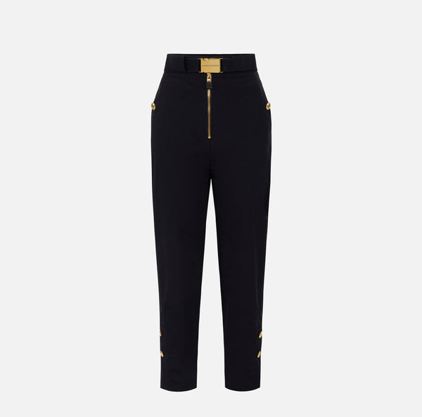 ELISABETTA FRANCHI TROUSER WITH BELT