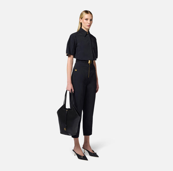 ELISABETTA FRANCHI TROUSER WITH BELT