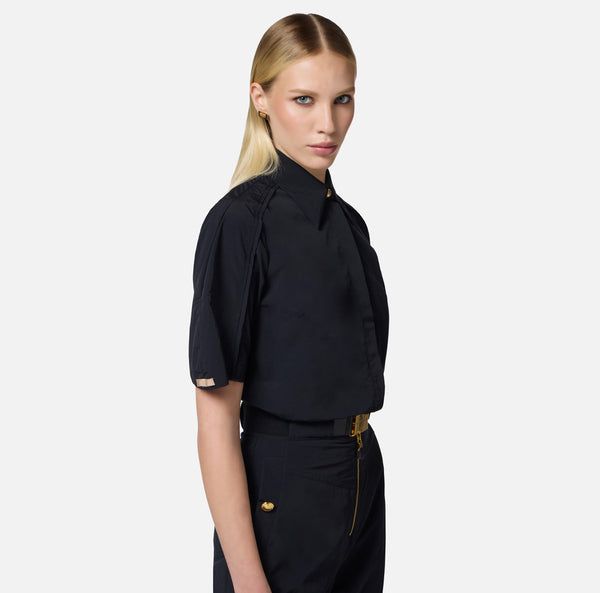 ELISABETTA FRANCHI CROPPED BLOUSE