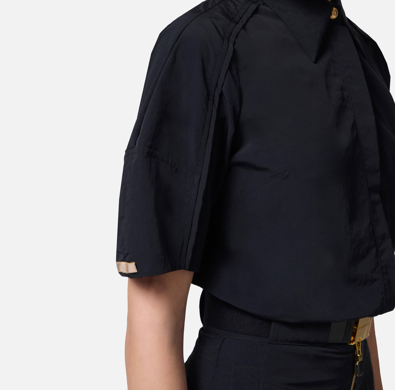 ELISABETTA FRANCHI CROPPED BLOUSE