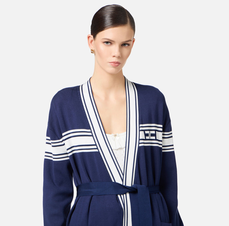 ELISABETTA FRANCHI LONG CARDIGAN