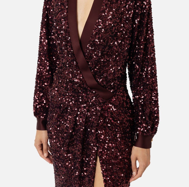 ELISABETTA FRANCHI SEQUIN DRESS