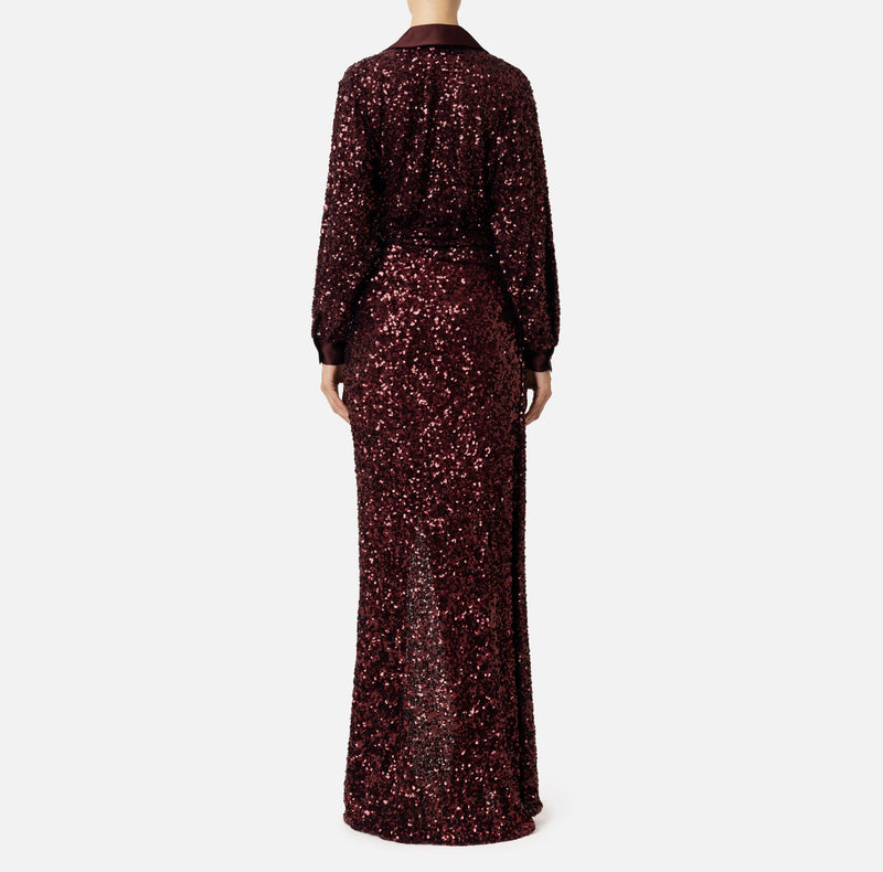 ELISABETTA FRANCHI SEQUIN DRESS