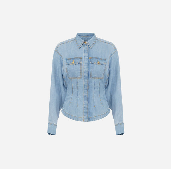 ELISABETTA FRANCHI DENIM SHIRT