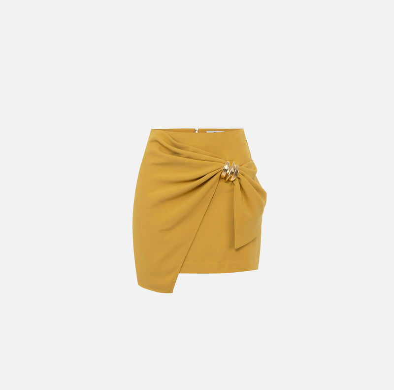 ELISABETTA FRANCHI CREPE MINI SKIRT