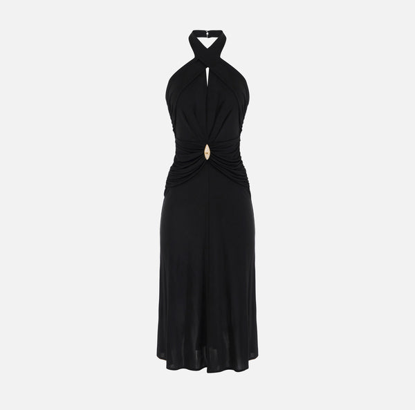 ELISABETTA FRANCHI HALTER DRESS