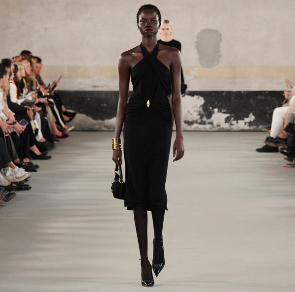 ELISABETTA FRANCHI HALTER DRESS
