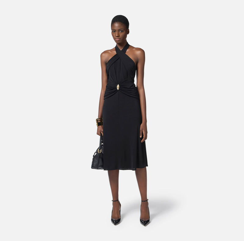 ELISABETTA FRANCHI HALTER DRESS