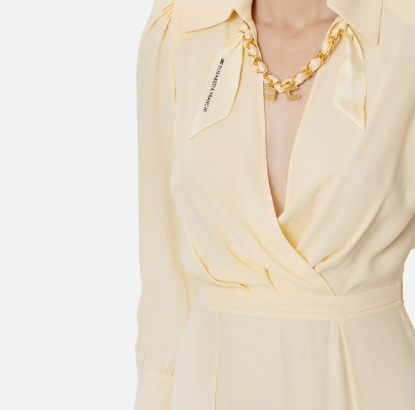 ELISABETTA FRANCHI MIDI DRESS