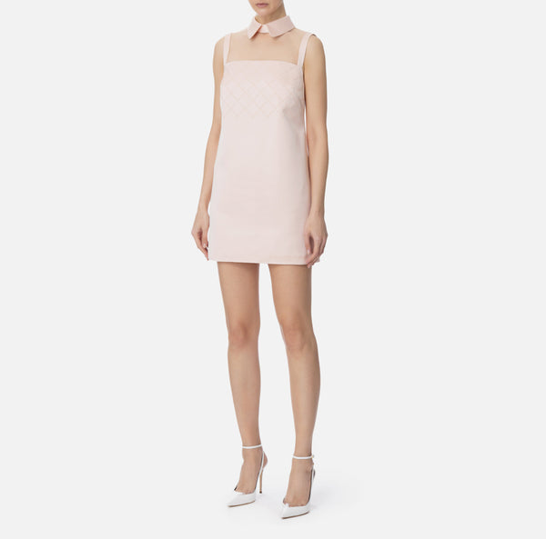 ELISABETTA FRANCHI DRESS WITH RHINESTONE DETAIL