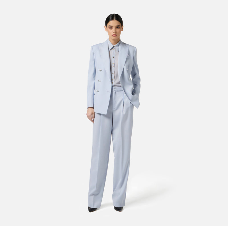 ELISABETTA FRANCHI JACKET WITH ENAMELLED BUTTONS