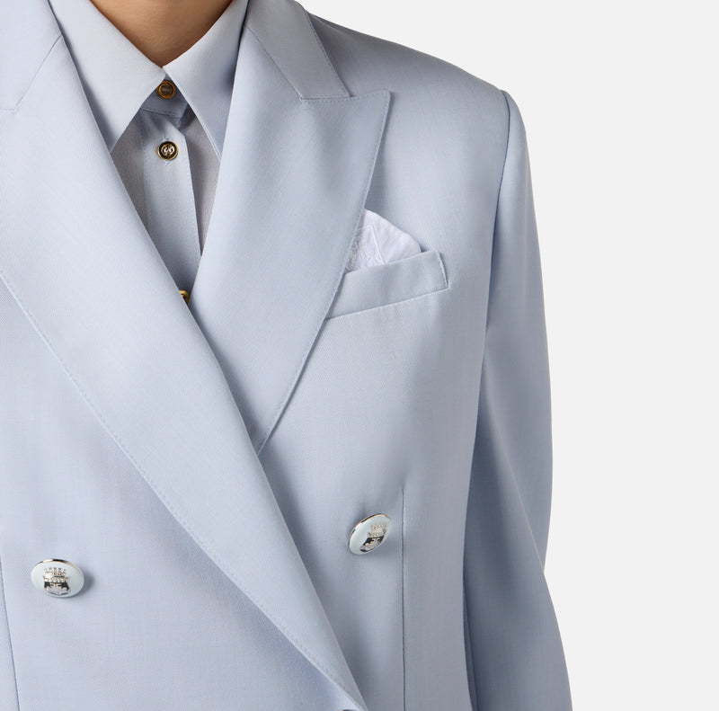 ELISABETTA FRANCHI JACKET WITH ENAMELLED BUTTONS