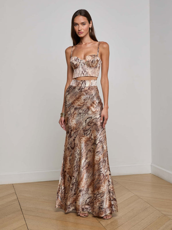 L’AGENCE RYKER SILK SKIRT