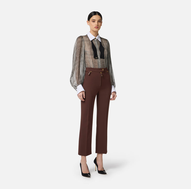 ELISABETTA FRANCHI PYHTON BODYSHIRT