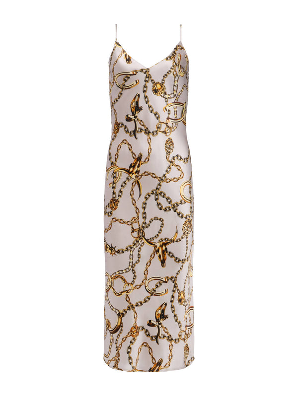 L’AGENCE SERIDIE SILK SLIP DRESS