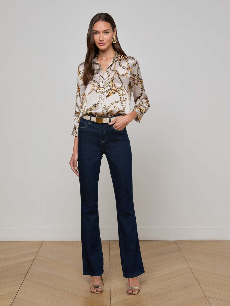 L’AGENCE DANI SILK BLOUSE