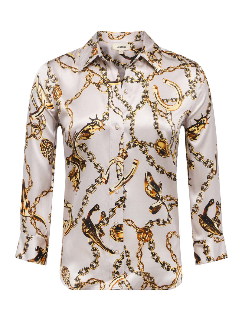 L’AGENCE DANI SILK BLOUSE