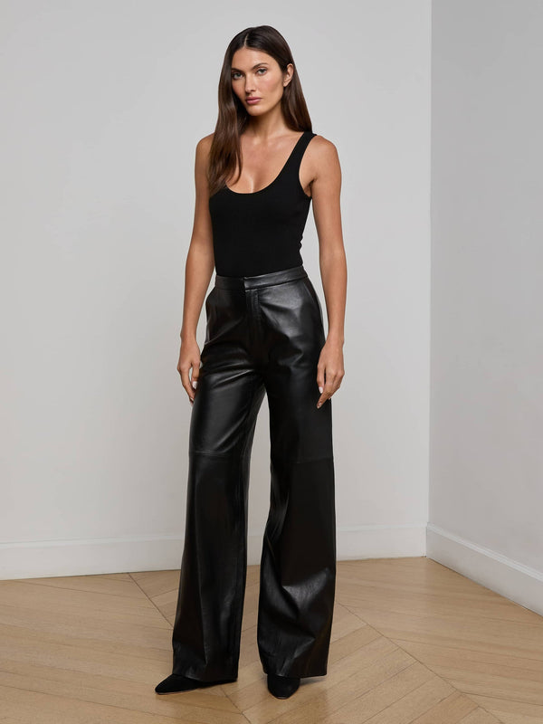 L’AGENCE LIVVY LEATHER TROUSER