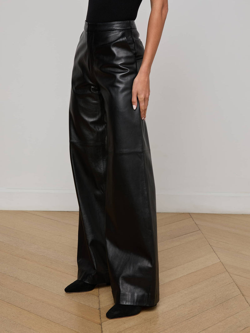 L’AGENCE LIVVY LEATHER TROUSER