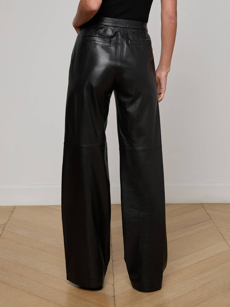 L’AGENCE LIVVY LEATHER TROUSER