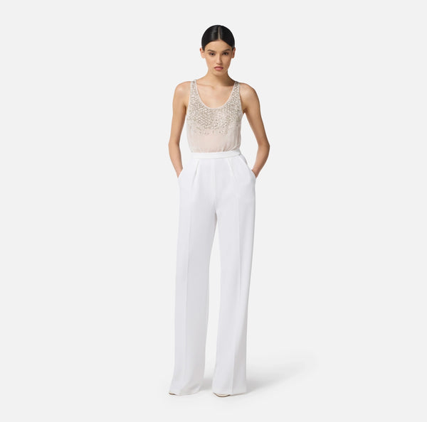 ELISABETTA FRANCHI JUMPSUIT WITH CRYSTALS