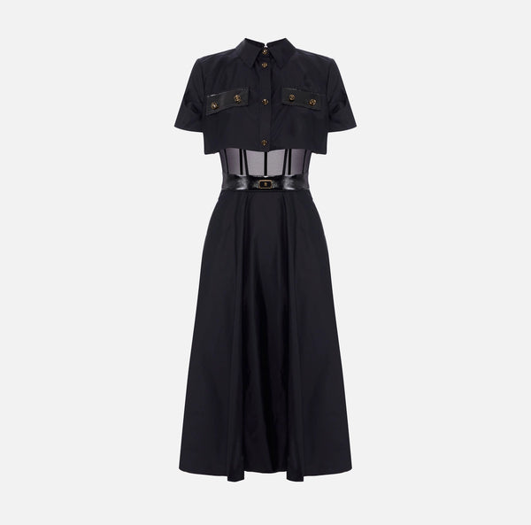 ELISABETTA FRANCHI DRESS IS VOILLE FABRIC