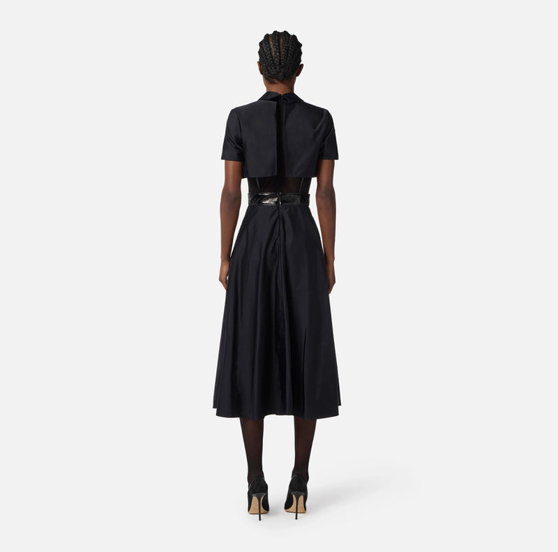 ELISABETTA FRANCHI DRESS IS VOILLE FABRIC