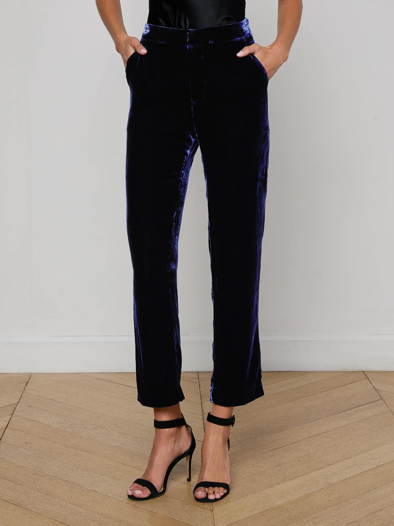L’AGENCE REBEL VELVET TROUSER