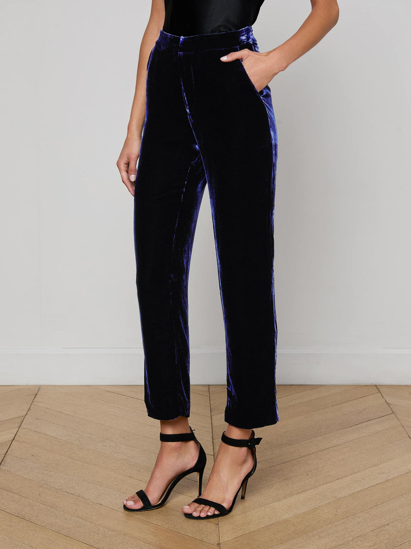 L’AGENCE REBEL VELVET TROUSER
